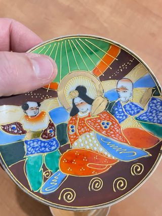 art by japan! set 4 tazas con platito