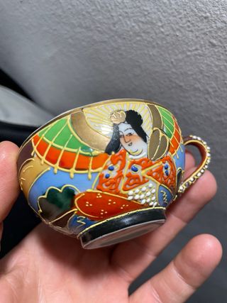 art by japan! set 4 tazas con platito