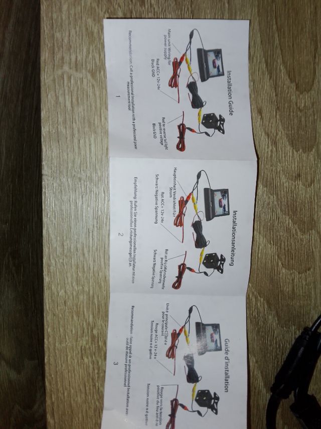 Cámara visión trasera