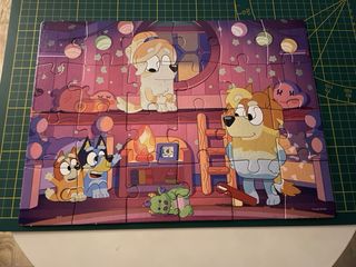 3 puzzle bluey