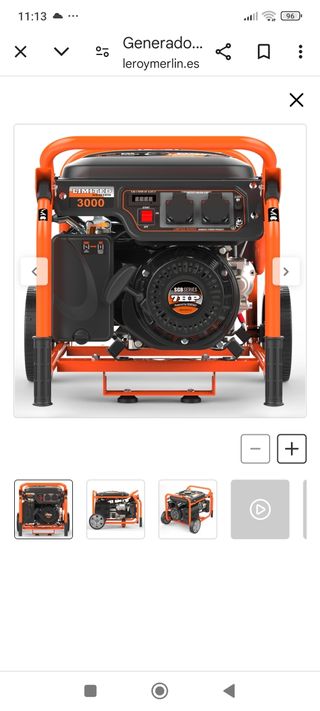 Generador eléctrico de 3000 w 