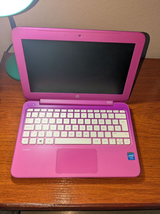 Portátil hp stream notebook pc 11 rosa
