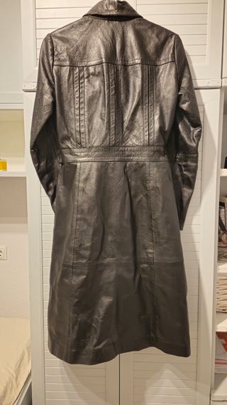 Abrigo vintage piel