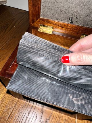 Caja de madera álbum de fotos