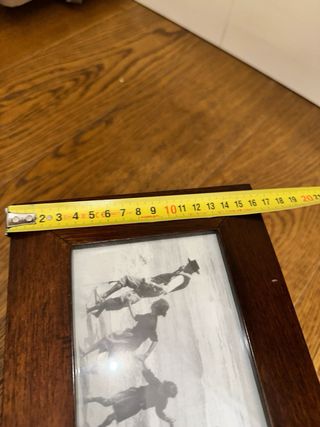 Caja de madera álbum de fotos