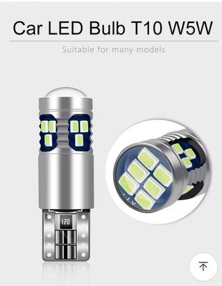 Bombilla LED para coche, tipo T10 W5W