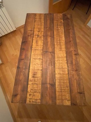Mesa comedor tipo Industrial