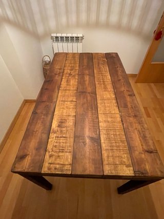 Mesa comedor tipo Industrial