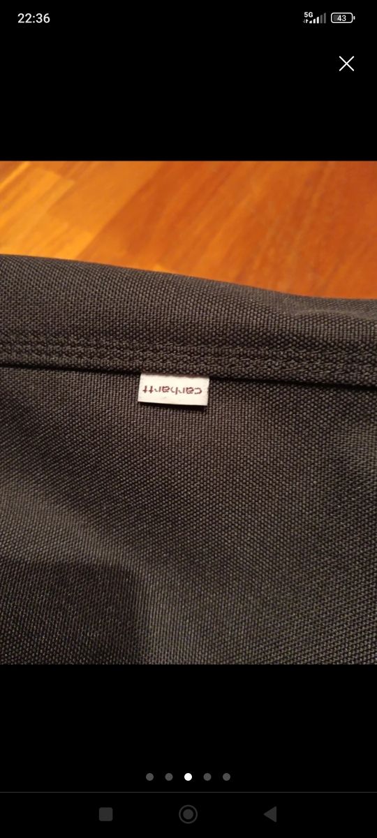 Maleta bolsa viaje Carhartt XL negra NUEVA