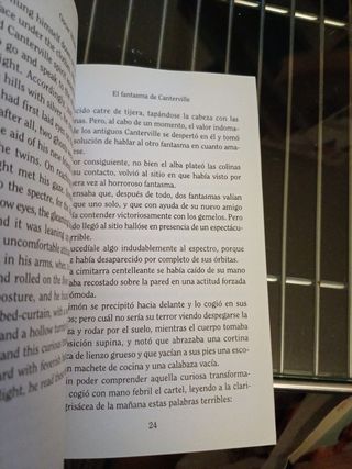 El Fantasma de Canterville / The Canterville Ghost (Spanish / English Edition)