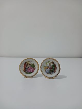 Adornos de porcelana figuras francesas