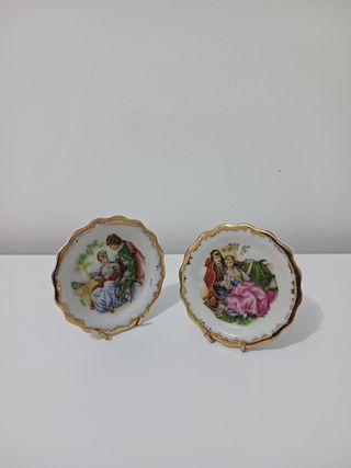 Adornos de porcelana figuras francesas