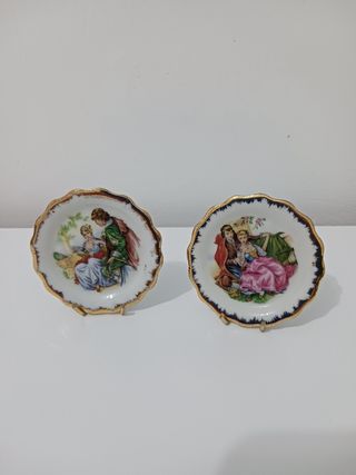 Adornos de porcelana figuras francesas