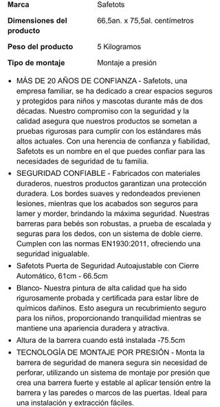 Barrera de seguridad autómatico puertas escalera