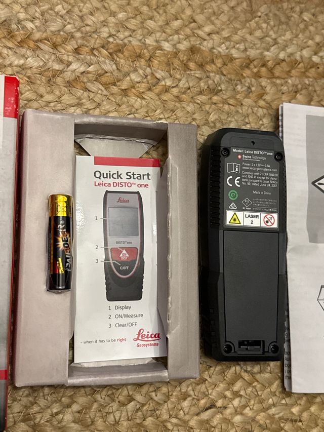 Medidor láser Leica Disto One 20mts.