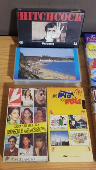 Lote de peliculas VHS variadas