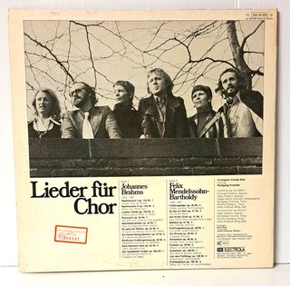Lieder Fur Chor ; Collegium Vocale Koln; Lp ; Vini