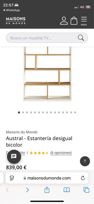 Libreria Maison du Monde