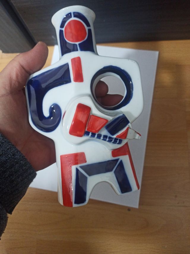 Jarrón de porcelana sargadelos