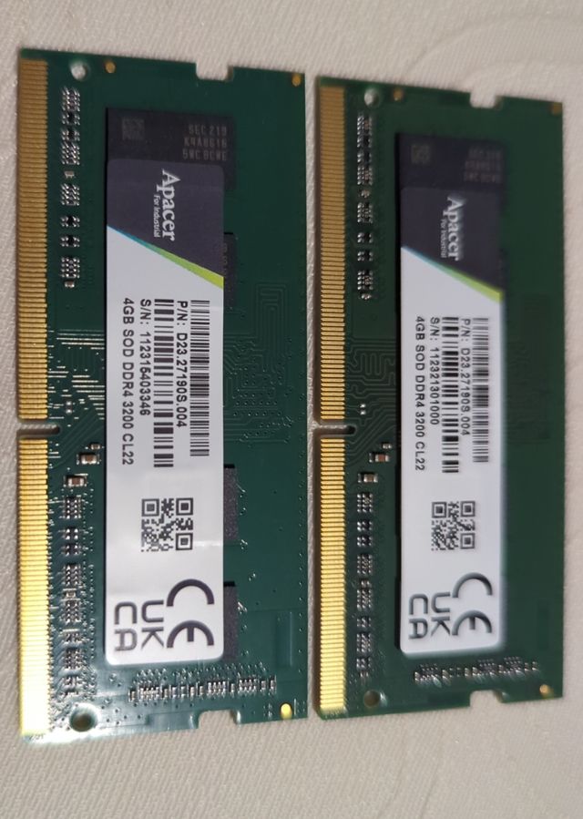 RAM SODIMM DDR4 8GB (2x4GB) 3200 CL22