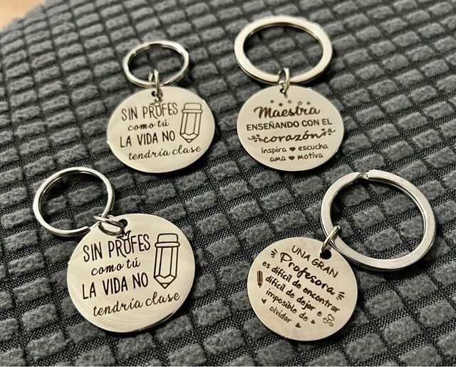 Llaveros para maestra