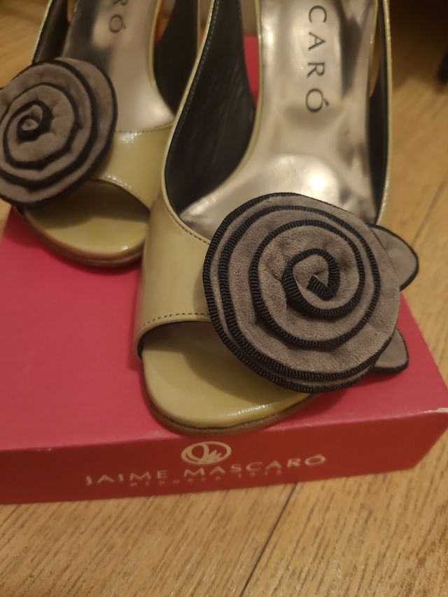 Sandalias de tacón fiesta. Jaime Mascaró