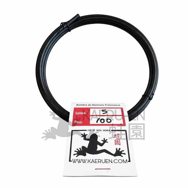 Alambre 5mm de aluminio 100gr para Bonsai