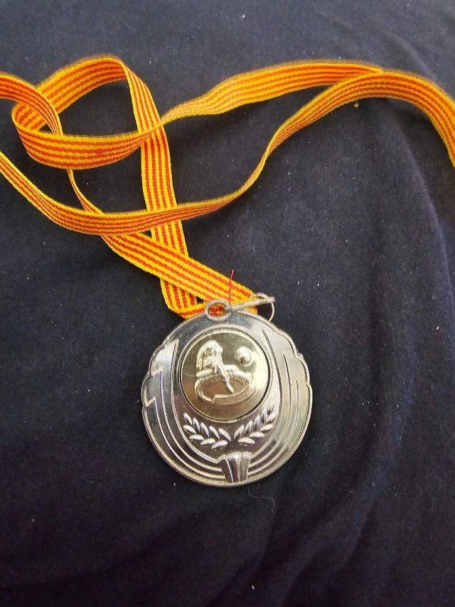 Lote de tres medallas de fútbol