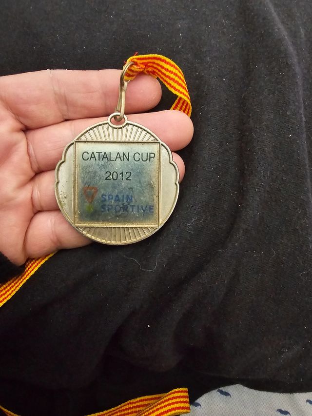 Lote de tres medallas de fútbol