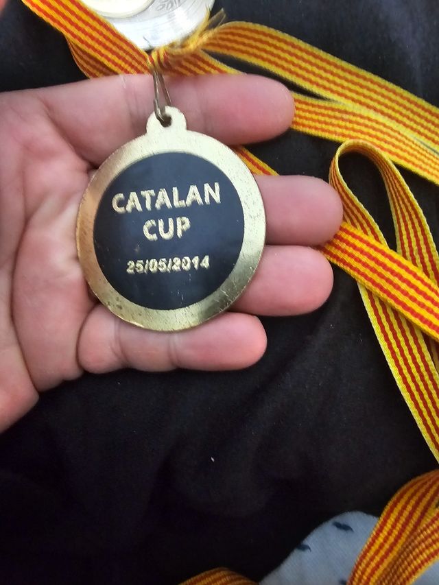 Lote de tres medallas de fútbol