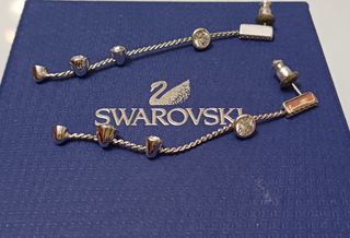 Pendientes largos Swarovski