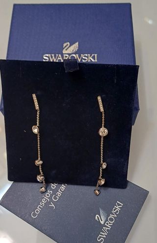 Pendientes largos Swarovski