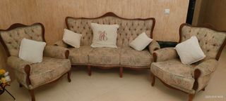 Sofá + 2 sillones luis xv