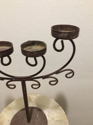 CANDELABRO DISEÑO CLASICO HECHO EN COBRE