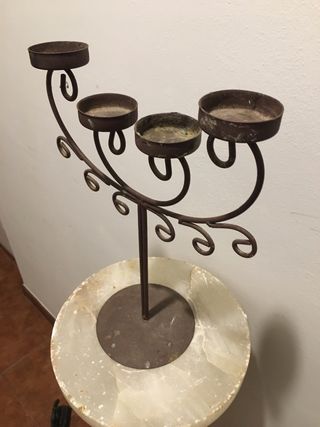 CANDELABRO DISEÑO CLASICO HECHO EN COBRE
