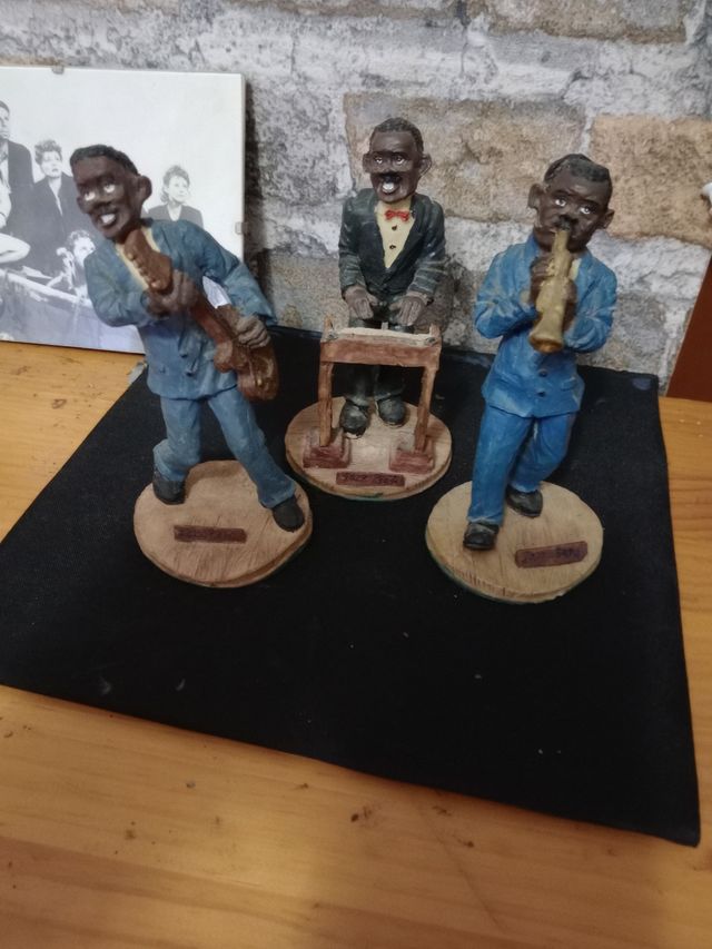 Figuras vintage de Músicos ceramica