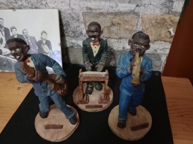 Figuras vintage de Músicos ceramica