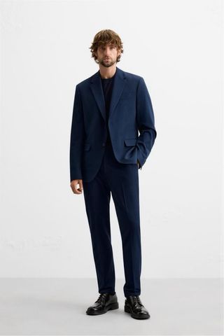 Traje Azul Marino Hombre