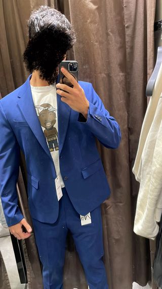 Traje Azul Marino Hombre