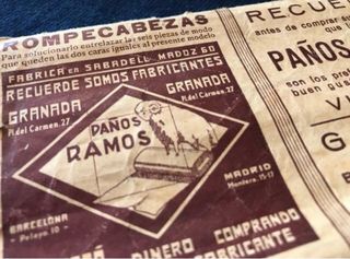 Antiguo rompecabezas de propaganda