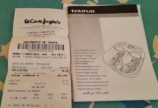 Hidro-masajeador de pies TAURUS.