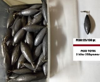 PLOMADAS DIFERENTES PESOS Y MODELOS