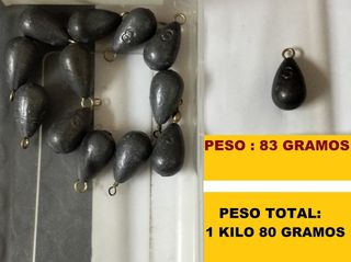 PLOMADAS DIFERENTES PESOS Y MODELOS