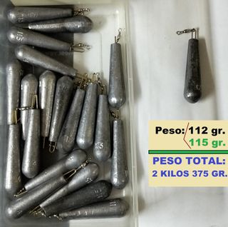 PLOMADAS DIFERENTES PESOS Y MODELOS