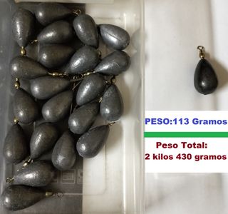 PLOMADAS DIFERENTES PESOS Y MODELOS