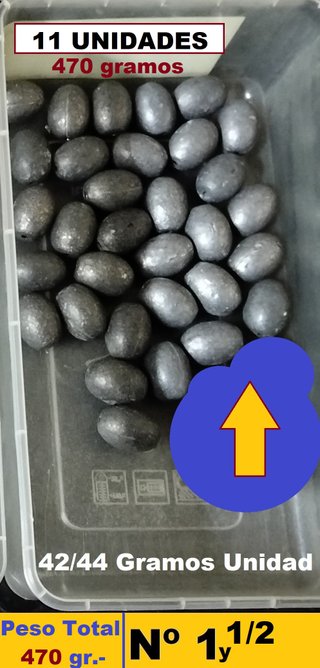 PLOMADAS DIFERENTES PESOS Y MODELOS.-últimos.-
