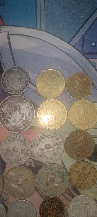 Lote monedas MUY ANTIGUAS (1925-1977)