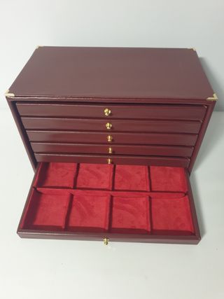 Portagioie in ecopelle bordeaux