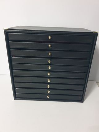 Portagioie in ecopelle nera