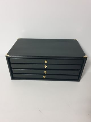 Monetiere in ecopelle nera